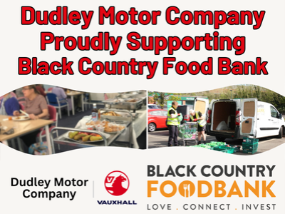 Dudley Motor Company Partners with Black Country Food Bank to Support Local Families in Need