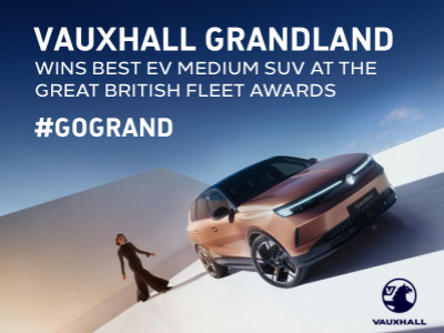 Vauxhall Grandland Named ‘Best EV Medium SUV’ at 2025 Great British Fleet Awards