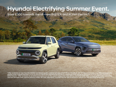 Hyundai Electrifying Summer Event: £500 OFF & 0% Finance!