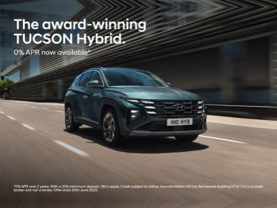 Hyundai Tucson Available with 0% APR Representative Finance Offer.