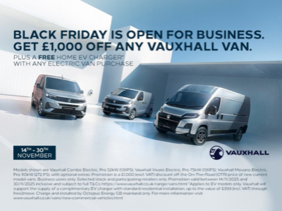 Vauxhall Launches Limited-Time LCV Event with £1,000 Savings